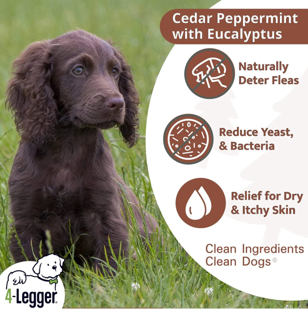 Natural Cedar Dog Shampoo and Conditioner with Peppermint & Eucalyptus