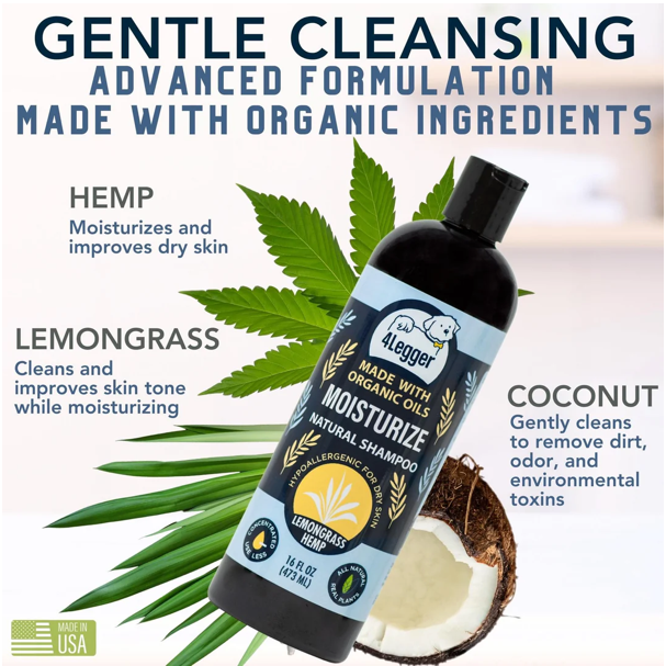 MOISTURISE: Lemongrass & Hemp Shampoo