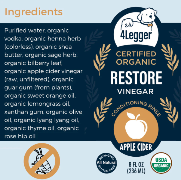 RESTORE: Organic Apple Cider Vinegar Rinse